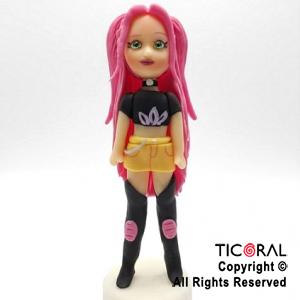 ADORNO GUERRARA K POP MIRA PORCELANA FRIA x 1